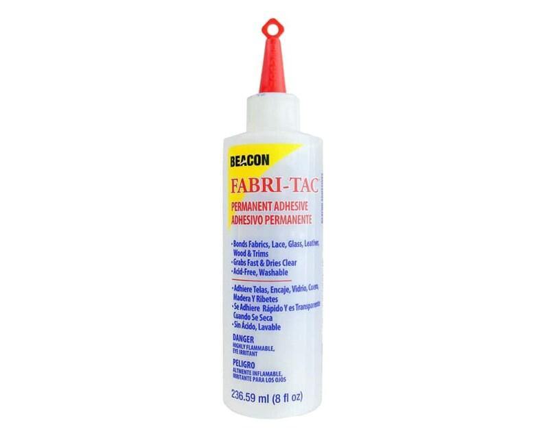 Fabric Glue, Permanent Clear Washable Clothing Glue for All