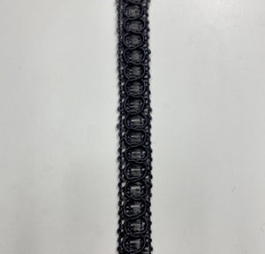 Black Circle Weave - FabricPlanet