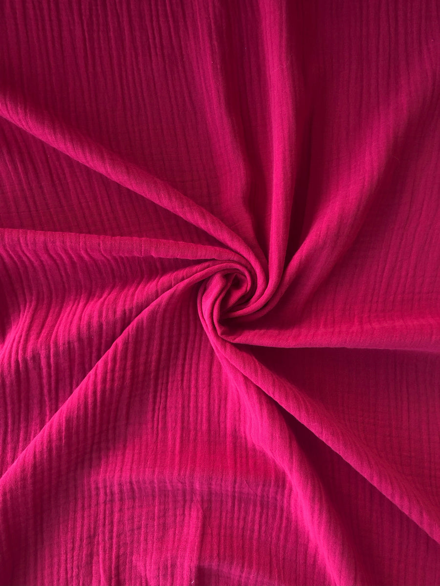 Red Double Cotton Gauze