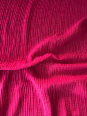 Red Double Cotton Gauze