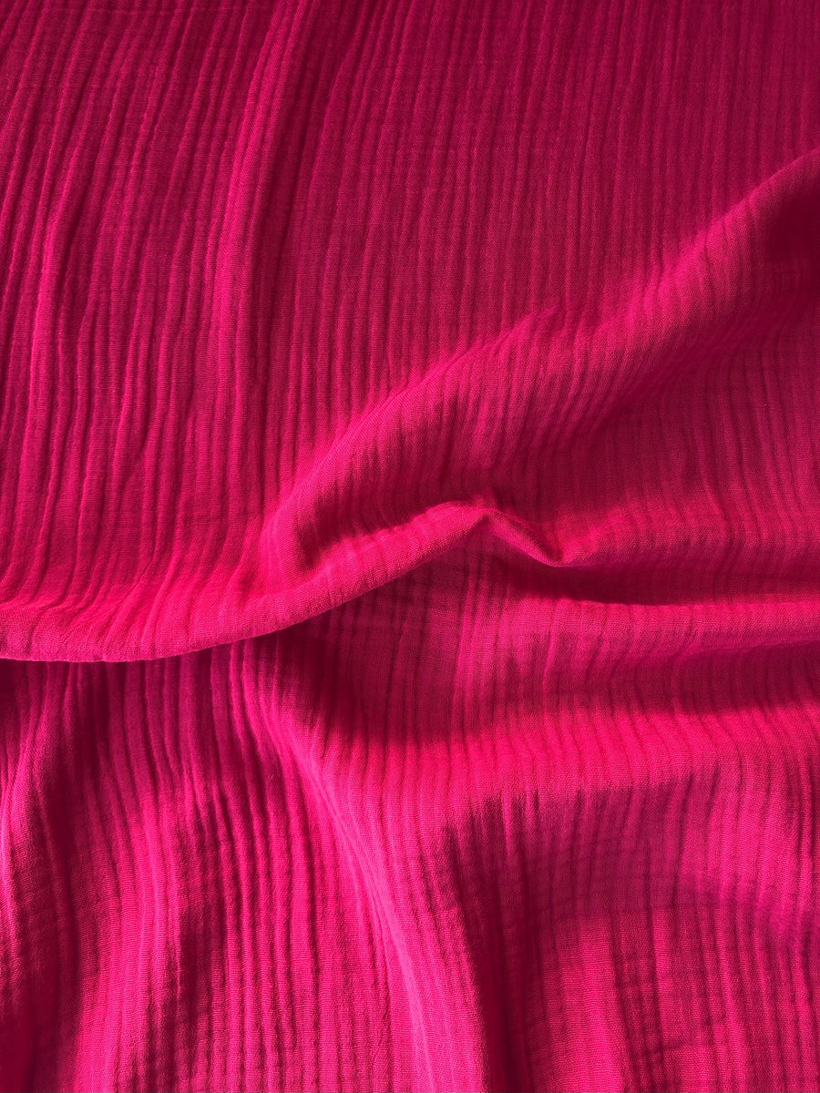 Red Double Cotton Gauze