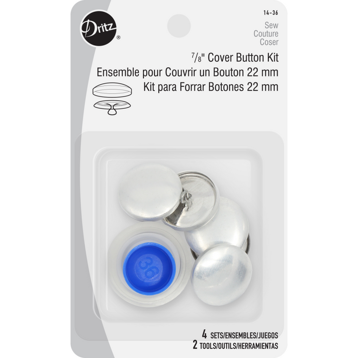 7/8’’ Cover Kit Buttons - FabricPlanet