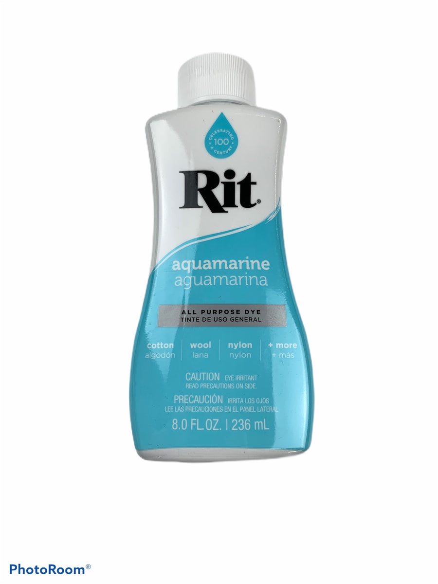 Rit All Purpose Dye, Aquamarine - 8.0 fl oz