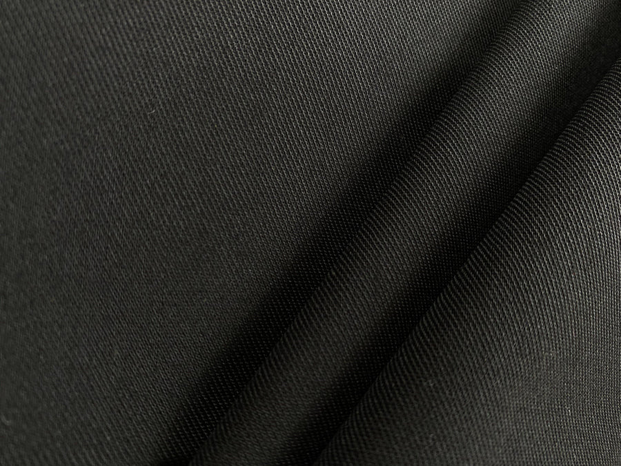 Black Cotton Twill Fabric