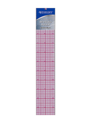 Beveled Ruler 18 Inches - FabricPlanet