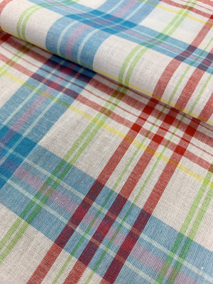Cotton Print Plaid - FabricPlanet
