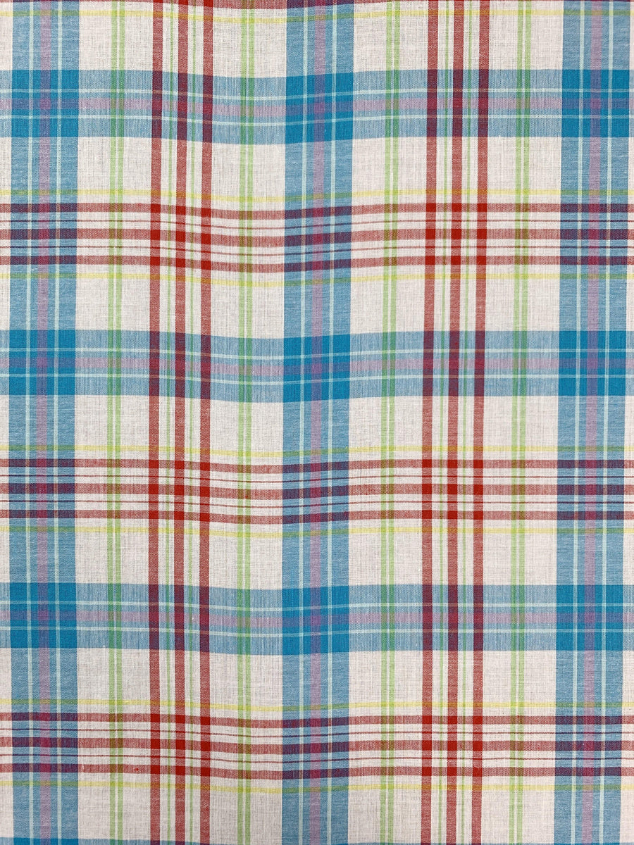Cotton Print Plaid - FabricPlanet