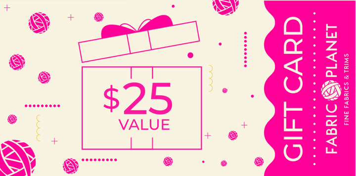 Gift Card $25 - FabricPlanet