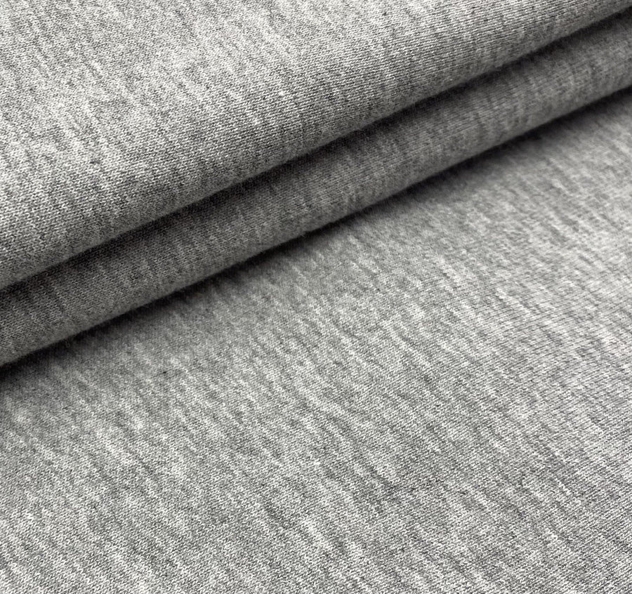 100% Organic Cotton Muslin Fabric - Grey - by The Yard