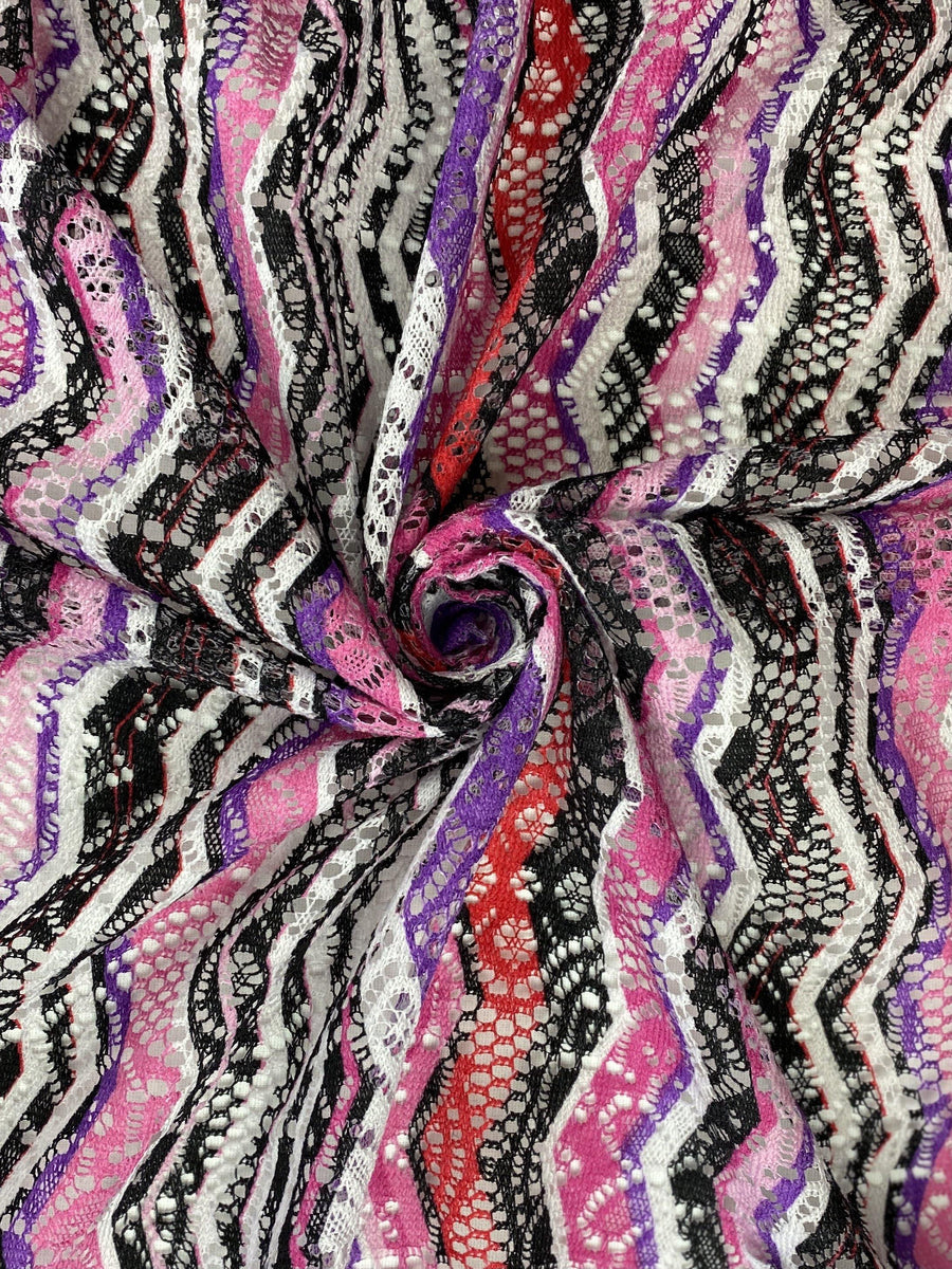 Polyester Non Stretch Lace - FabricPlanet