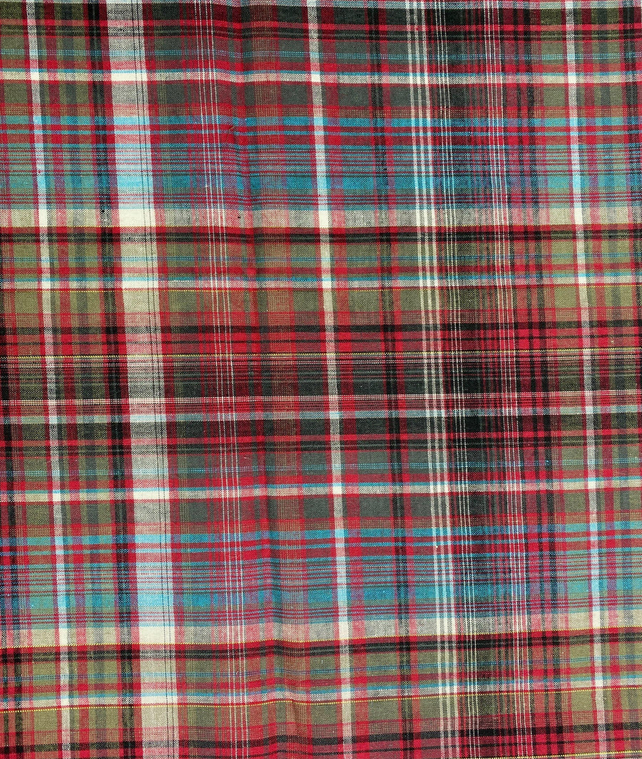 Cotton Print Plaid - FabricPlanet