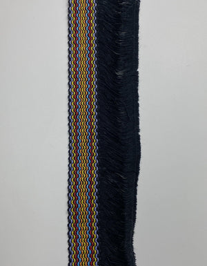 Multicolor with Black Fringe - FabricPlanet