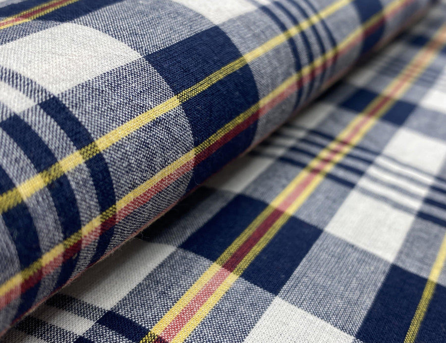 Cotton Print Plaid - FabricPlanet