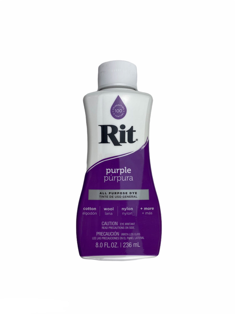  Rit Dye Rit All Purpose Liquid Dye, 236ml, Purple, 8 Fl Oz