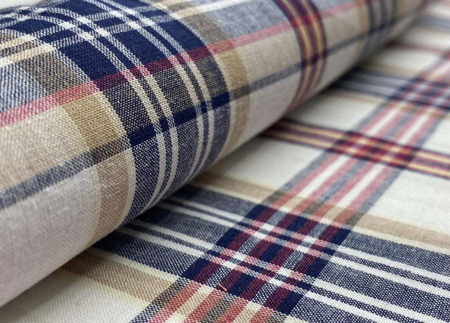 Cotton Print Plaid - FabricPlanet