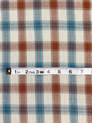 Cotton Print Plaid - FabricPlanet