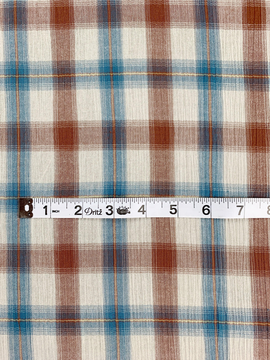 Cotton Print Plaid - FabricPlanet