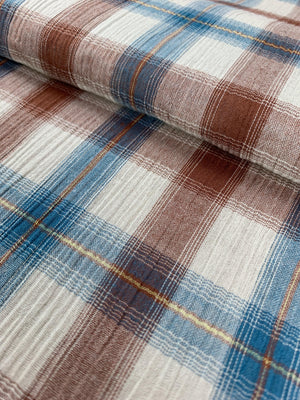 Cotton Print Plaid - FabricPlanet
