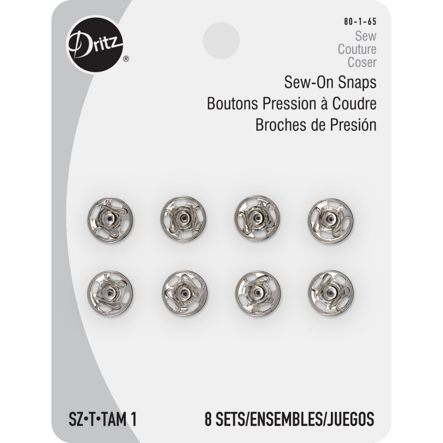 Sew-On Snaps Size 1 - FabricPlanet