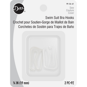 3/4″ Swim Suit Bra Hooks - FabricPlanet