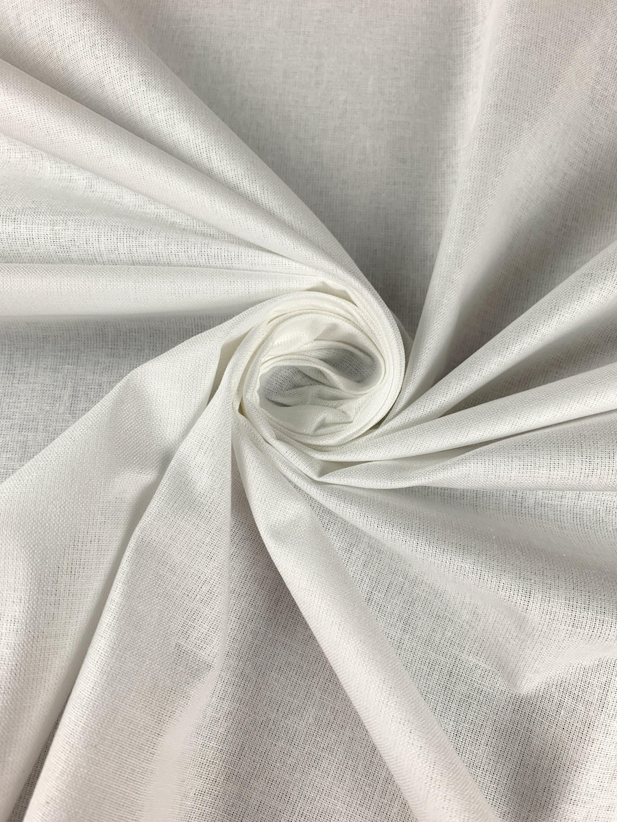 Light Weight 100% Cotton Natural Muslin Fabric - Sold By The Yard