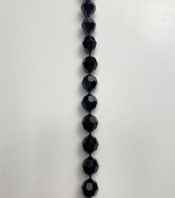 Black Round Beads - FabricPlanet
