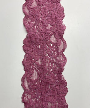 Dusty Rose Lace - FabricPlanet