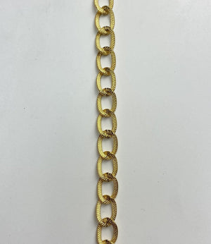 Gold Textured Chain - FabricPlanet