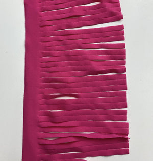 Hot Pink Stretch Fringe - FabricPlanet