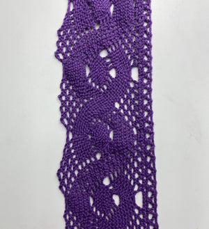 Purple Tie trim lace - FabricPlanet