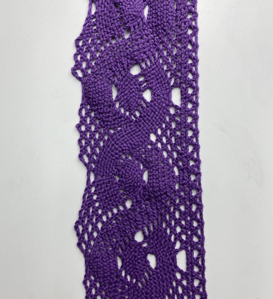 Purple Tie trim lace - FabricPlanet