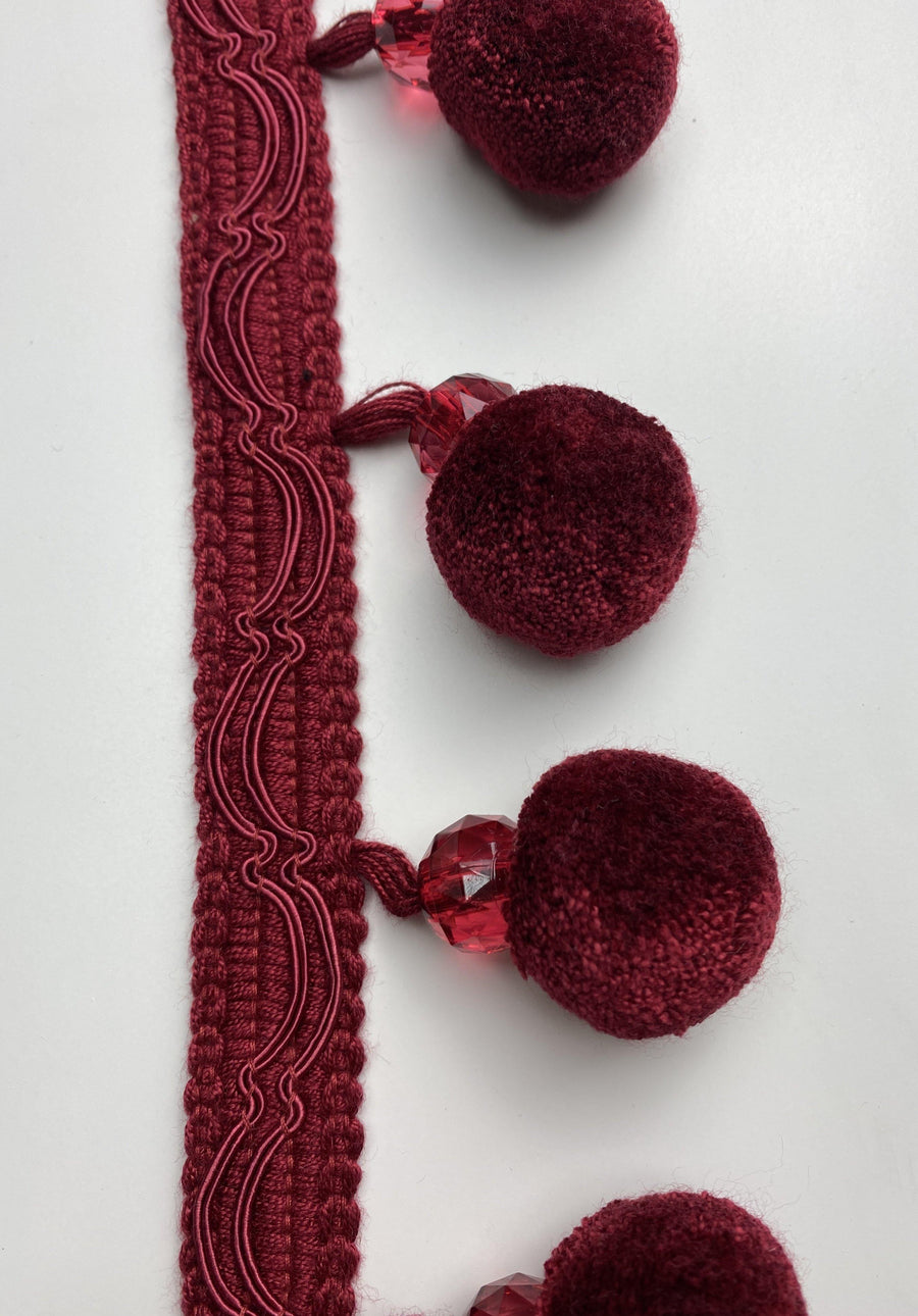 Red Large Pompom - FabricPlanet