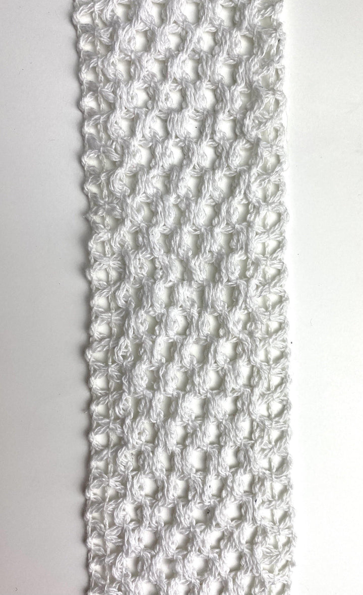 White Crochet Trim - FabricPlanet
