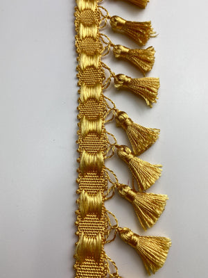 Yellow Mini Tassels - FabricPlanet