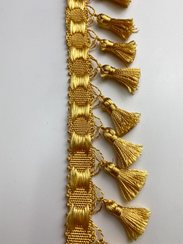 Yellow Mini Tassels - FabricPlanet